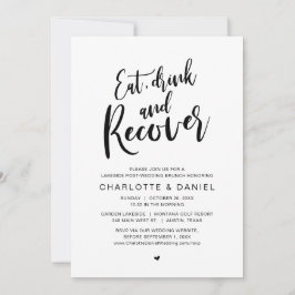 Eet, Drink en herstel, de ochtend na de brunch Kaart