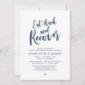 Eet, Drink en herstel, de ochtend na de brunch Kaart (Voorkant)