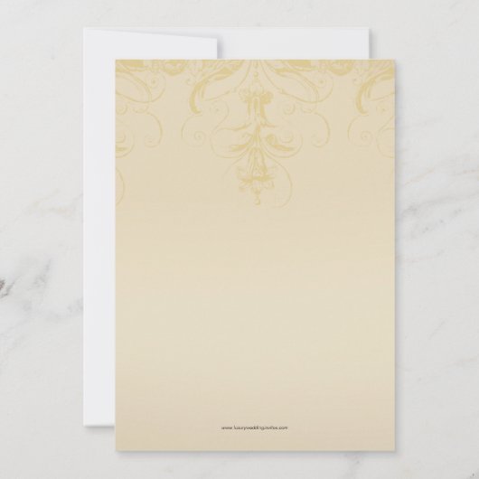 eet, Drink en huwelijkshuwelijk uitnodigen Kaart (Achterkant)