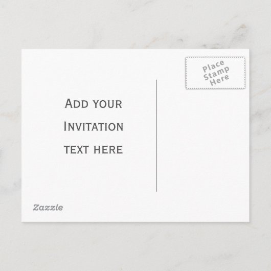 Eet, Drink en huwelijksontwerp Uitnodiging Briefkaart (Achterkant)