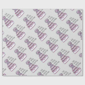 Eet, Drink en trouwen Cadeaupapier (Vlak)