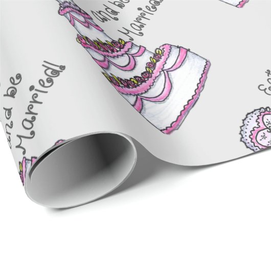 Eet, Drink en trouwen Cadeaupapier (Rol Hoek)