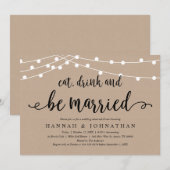 Eet, Drink en trouwen, roest, roest Kaart (Voorkant / Achterkant)