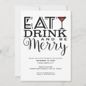 Eet, Drink en verdienstelijke feestdagen Kaart (Voorkant)