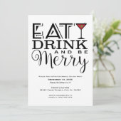 Eet, Drink en verdienstelijke feestdagen Kaart (Staand voorkant)