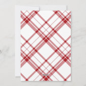 Eet, Drink en Vier Kerstfeest Potluck Feestdagenkaart (Achterkant)