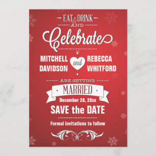 Eet Drink en Vier Winterrood Save the Date