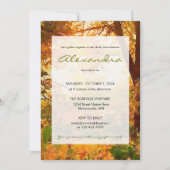 Eet, Drink en vieren de bride om val bladeren te z Kaart (Voorkant)