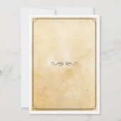 Eet Drink en wees 80 of elke leeftijd verjaardagsf Kaart (Achterkant)