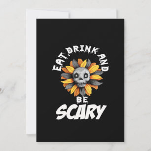 Eet, drink en wees bangelijk Funny Trendy Feestdagenkaart