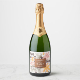 Eet Drink en wees dankbaar Botanicals Sparkling Wijnetiket