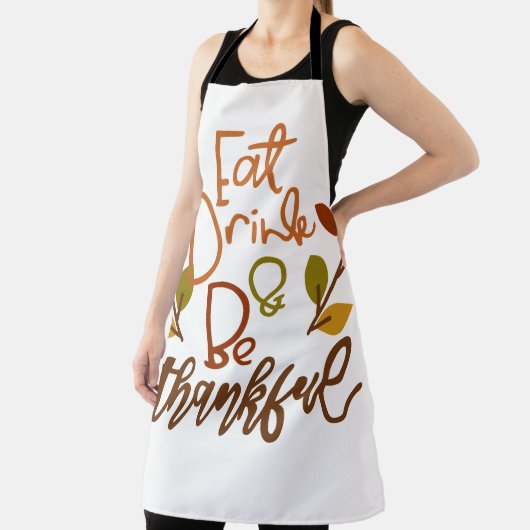 Eet Drink en wees dankbaar Schort (Insitu)