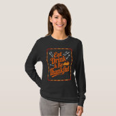 Eet Drink en wees dankbaar Thanksgiving feestelijk T-shirt (Voorkant volledig)
