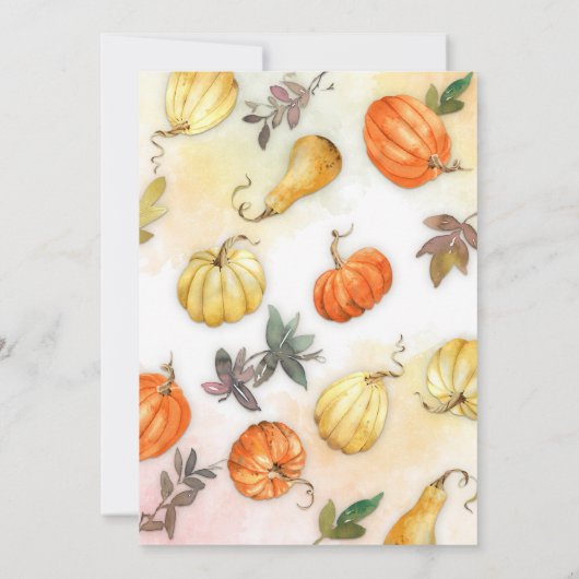 Eet Drink en wees dankbaar vrienden Thanksgiving L Kaart (Achterkant)