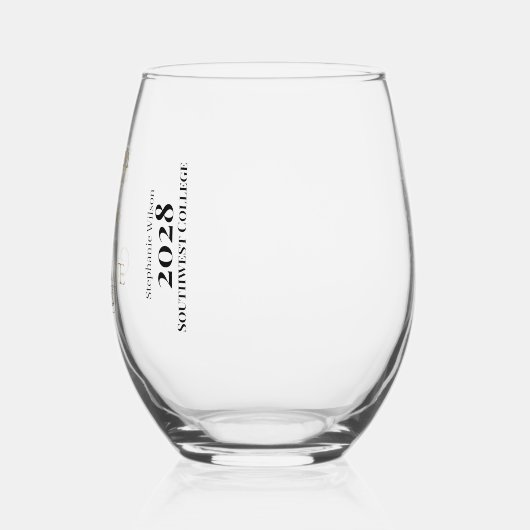 Eet Drink en wees de Afstuderen Wijnglas Zonder Voet (Links)