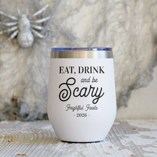Eet, drink en wees eng aangepaste Halloween-feestj