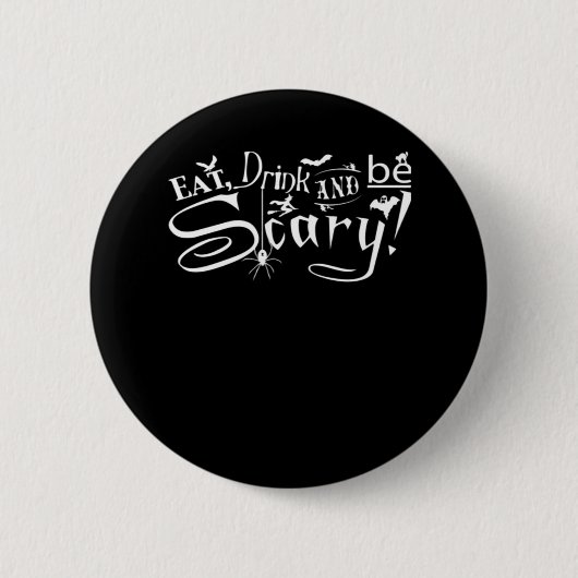Eet, Drink En Wees Eng Aesthetisch Grafisch Trend Ronde Button 5,7 Cm (Voorkant)