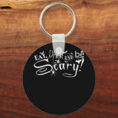 Eet, drink en wees eng esthetisch grafisch trendy sleutelhanger (Voorkant)