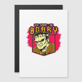 Eet, drink en wees eng Frankenstein Halloween Crea (Voorkant / Achterkant)