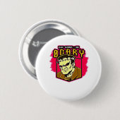 Eet, drink en wees eng Frankenstein Halloween-créa Ronde Button 5,7 Cm (Voorkant /achterkant)