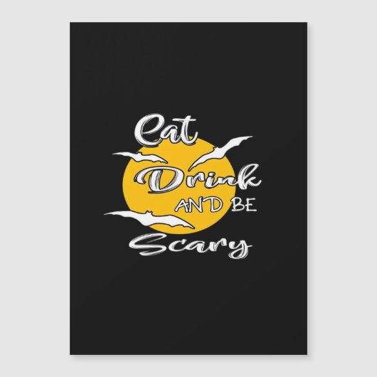Eet, drink en wees eng Funny Quote (Voorkant)
