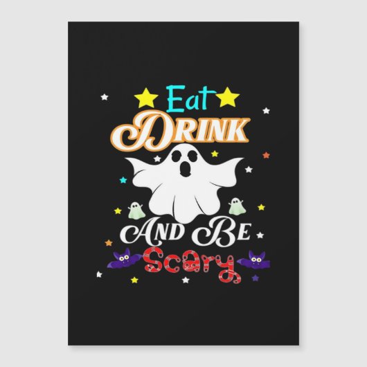 Eet, drink en wees eng Gelukkige Halloween-dag (Voorkant)