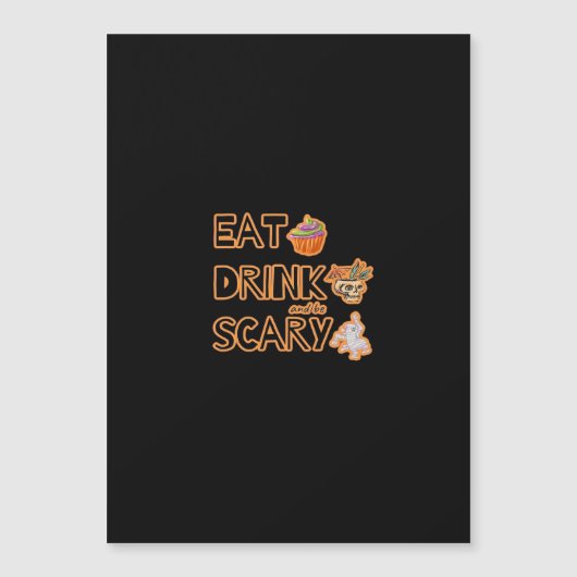 Eet, drink en wees eng grafisch (Voorkant)