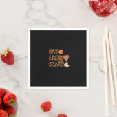 Eet, drink en wees eng grafisch servet (Insitu)