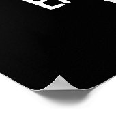 Eet Drink en wees eng Grappig Ghost Pun Dark BG Poster (Hoek)