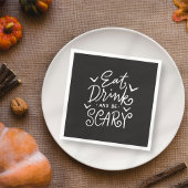 Eet Drink en wees eng | Grappig Halloween Feest Servet