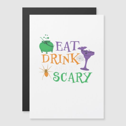 Eet, drink en wees eng Halloween (Voorkant / Achterkant)