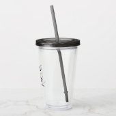 Eet, drink en wees eng Halloween Acryl Drinkbeker (Links)
