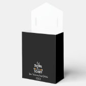 Eet, drink en wees eng Halloween Bedankdoosjes (Geopend)