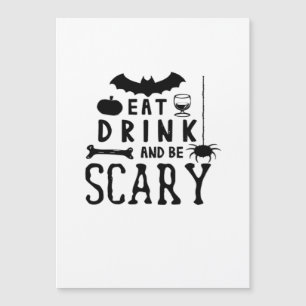 Eet, drink en wees eng Halloween citaat