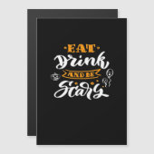 Eet, drink en wees eng Halloween creatieve casual (Voorkant / Achterkant)