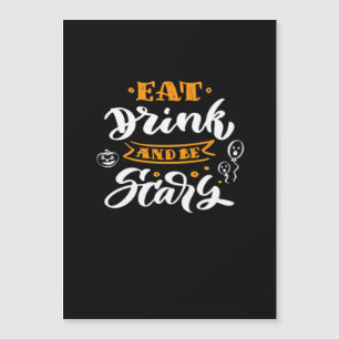 Eet, drink en wees eng Halloween creatieve casual