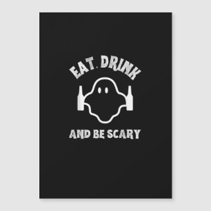 Eet, drink en wees eng Halloween-feest grappige ge
