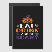 Eet, drink en wees eng Halloween-feest heksendrank (Voorkant / Achterkant)
