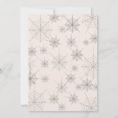 Eet, drink en wees eng Halloween-feestkaart Kaart (Achterkant)