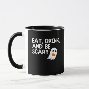 Eet, Drink En Wees Eng Halloween Geest Modern Mok
