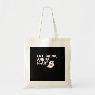 Eet, Drink En Wees Eng Halloween Geest Modern Tote Bag