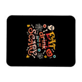 Eet, drink en wees eng Halloween grappig essentiee Magneet (Horizontaal)