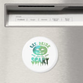 Eet, drink en wees eng Halloween licht Magneet (Insitu (Vaatwasser))