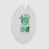Eet, drink en wees eng Halloween licht Ornament (voorkant)