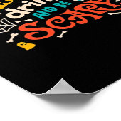 Eet, drink en wees eng Halloween-ontwerp essentiee Poster (Hoek)