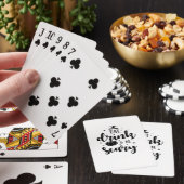 Eet, drink en wees eng Halloween Pokerkaarten (Insitu)