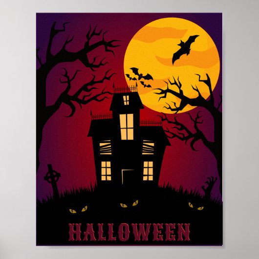 Eet, Drink en wees eng Halloween Poster (Voorkant)