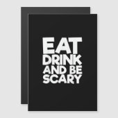 Eet, drink en wees eng Halloween Retro klassieker (Voorkant / Achterkant)