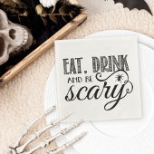 Eet, Drink en wees eng halloween Servet