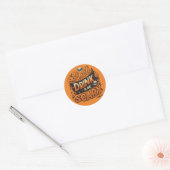 Eet, Drink en wees eng Halloween Sticker (Envelop)